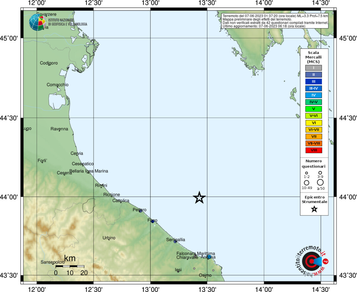 terremoto costa marchigiana