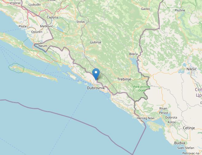 terremoto croazia Dubrovnik