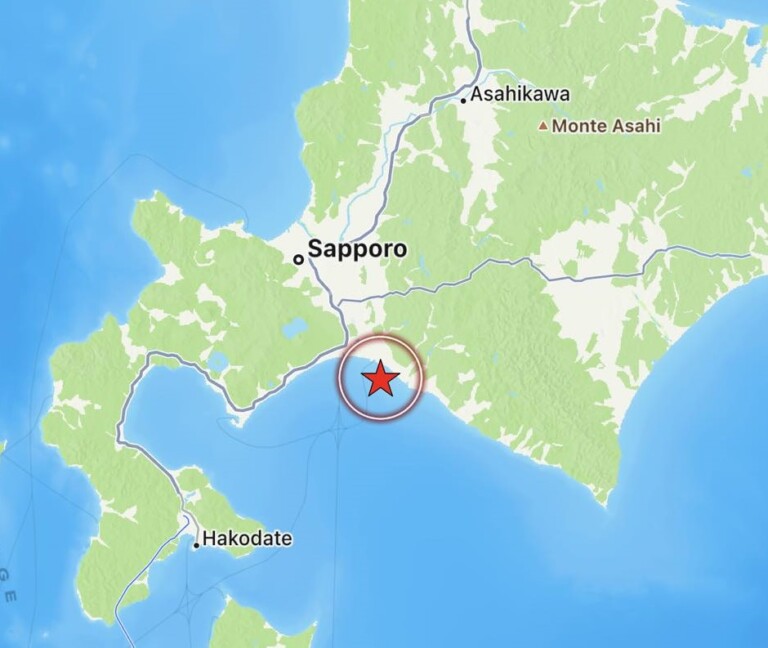 terremoto giappone hokkaido 11 giugno