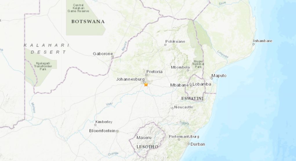 terremoto sudafrica