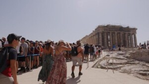 Acropoli atene caldo