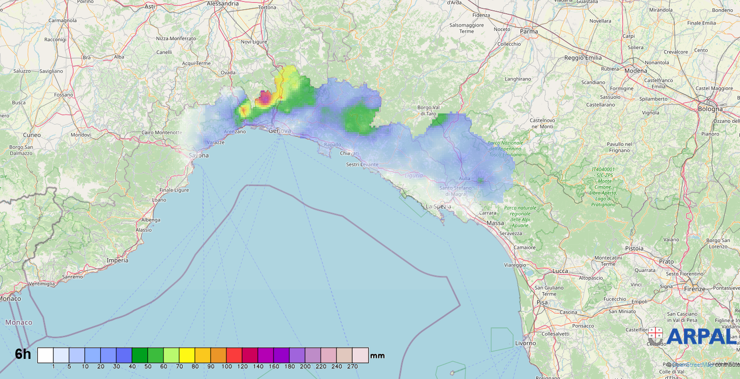 Maltempo Liguria: 163 Mm A Isoverde E Venti A 114 Km/h Al Lago Di ...