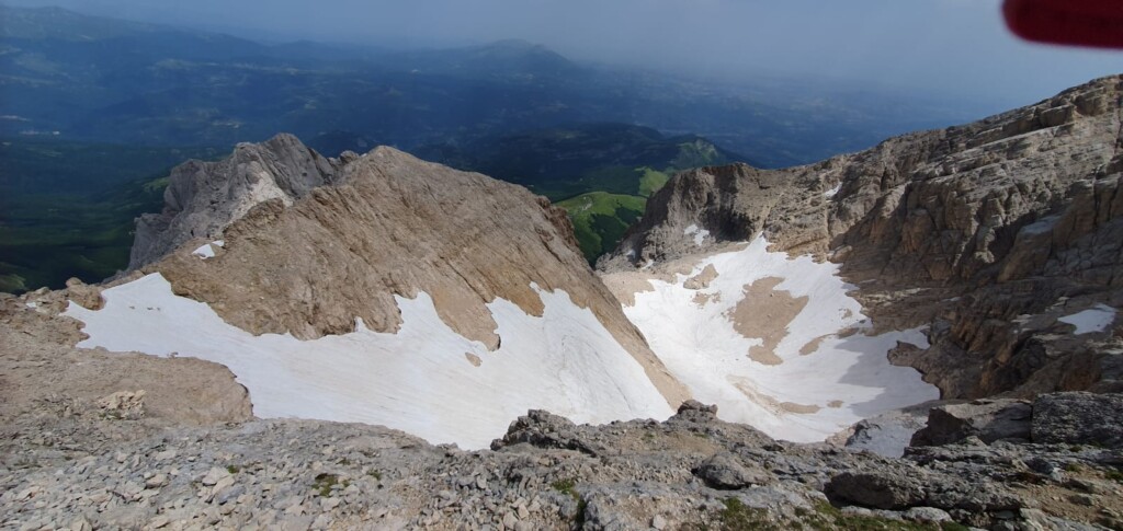 Il glacionevato del Calderone in splendida forma - foto di Paolo De Luca