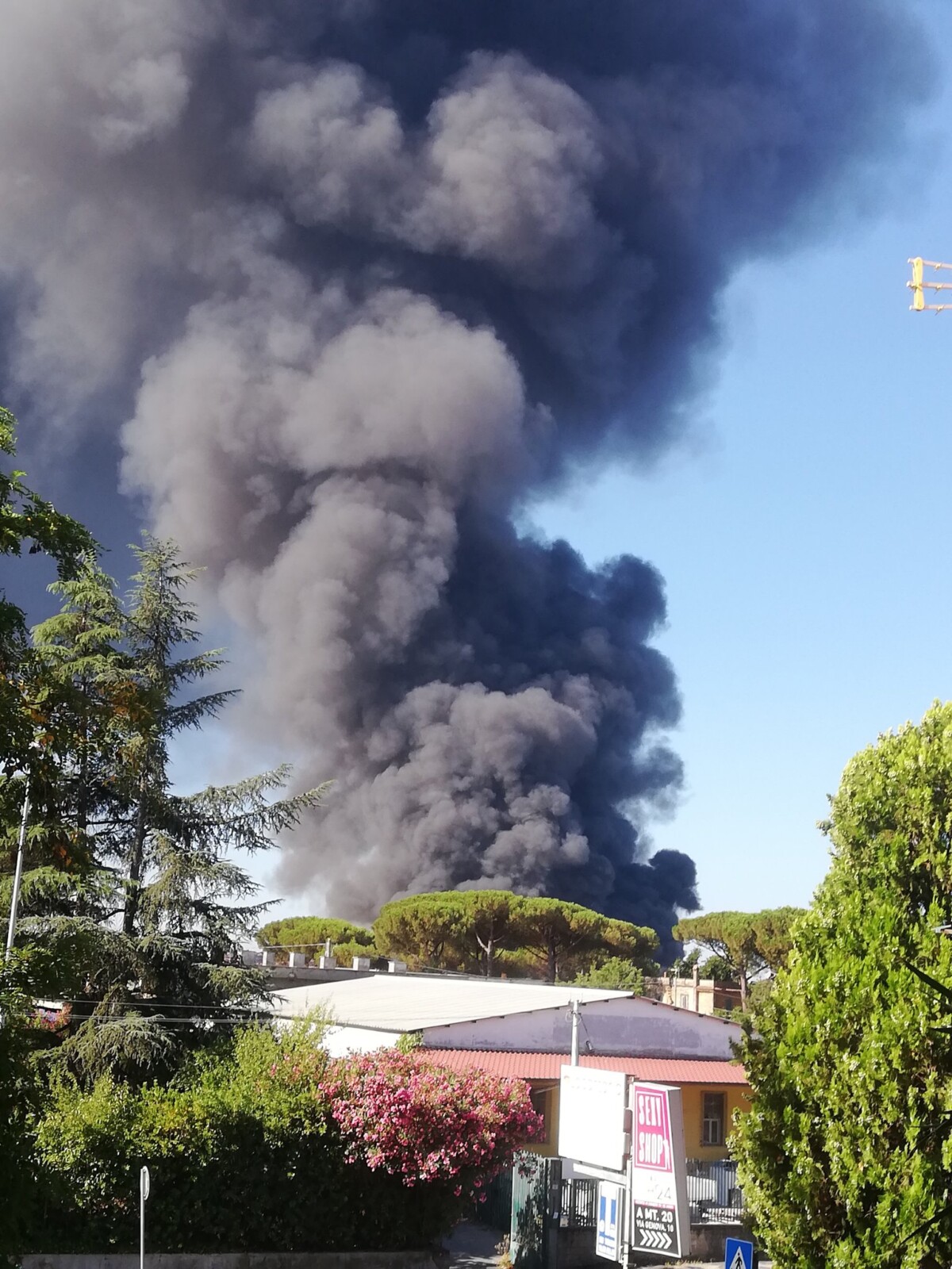 incendio ciampino