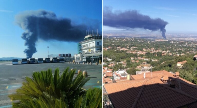 incendio ciampino roma oggi