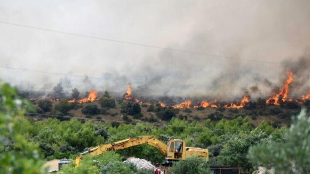 incendio in Dalmazia