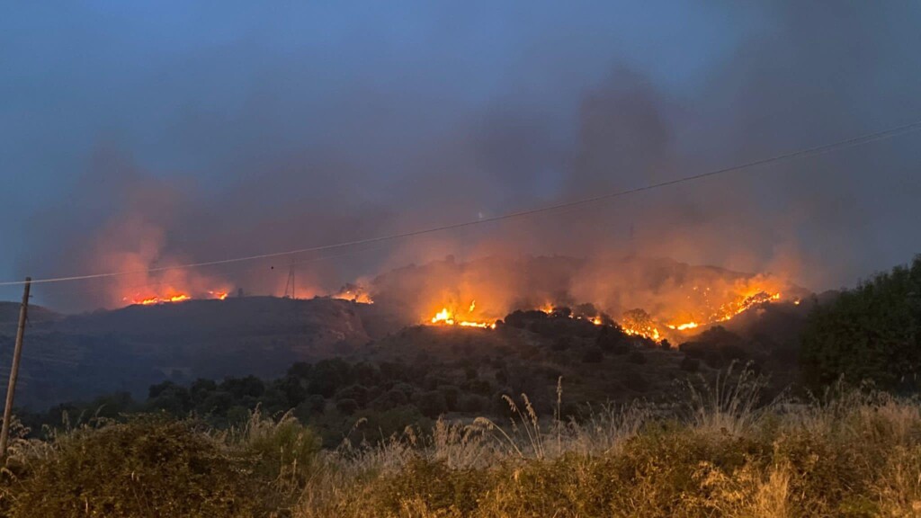 incendio reggio calabria