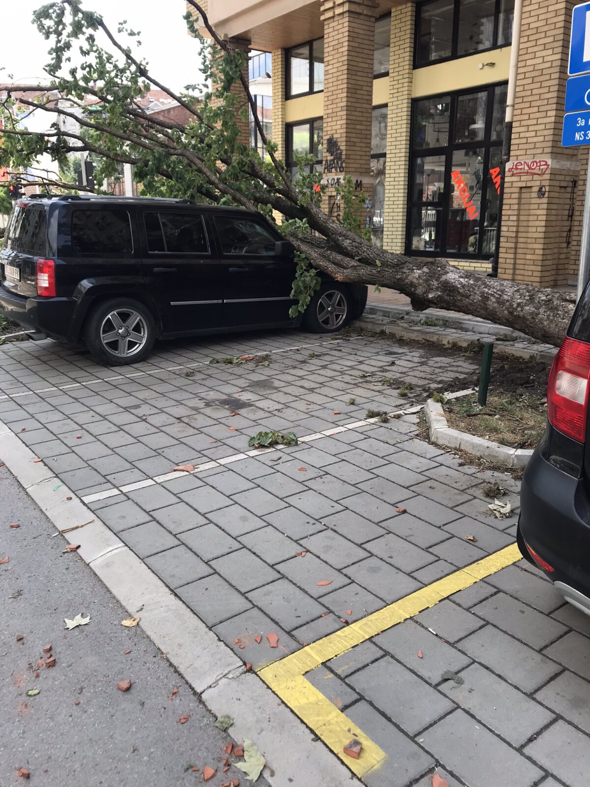 maltempo tempesta serbia novi sad