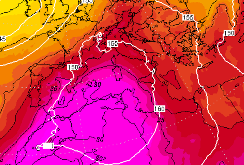 meteo lunedì 10 luglio