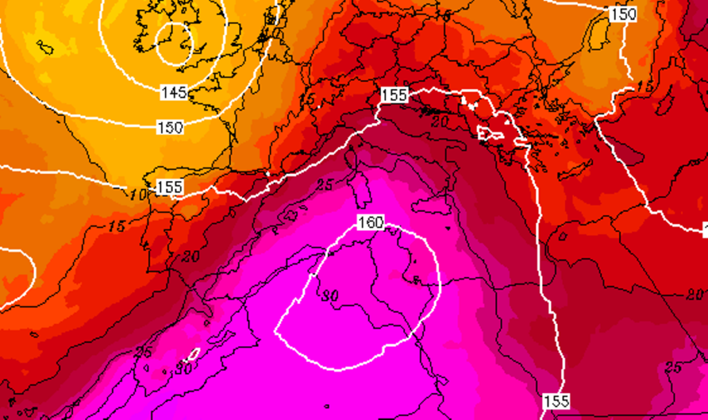 meteo notte tra lunedì 10 e martedì 11 luglio