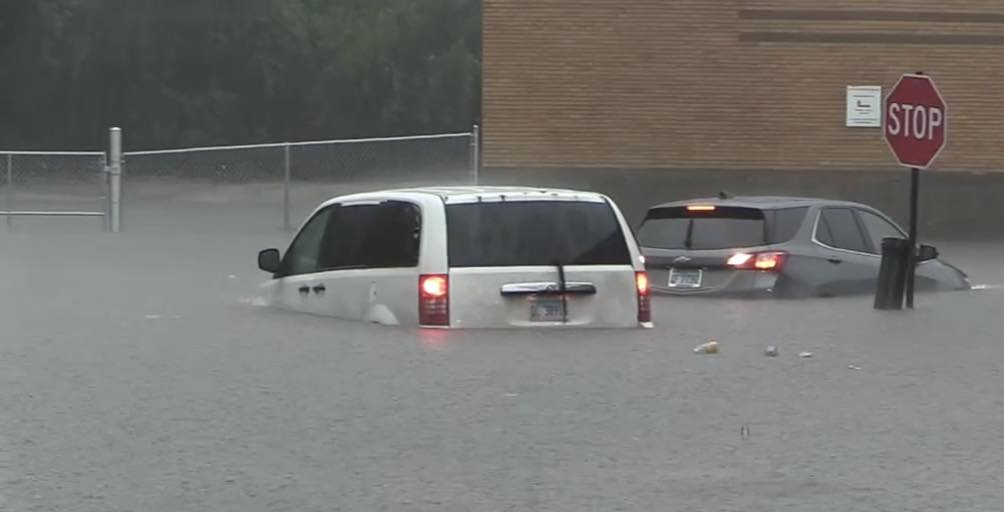 piogge inondzioni maltempo chicago