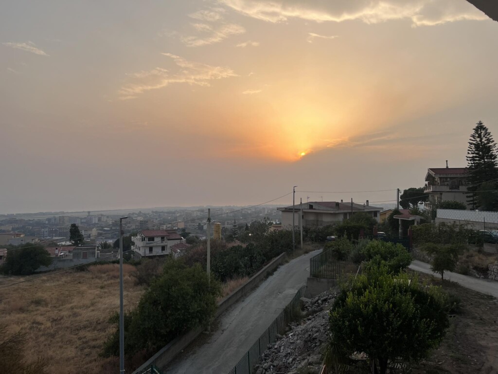 reggio calabria caldo incendi