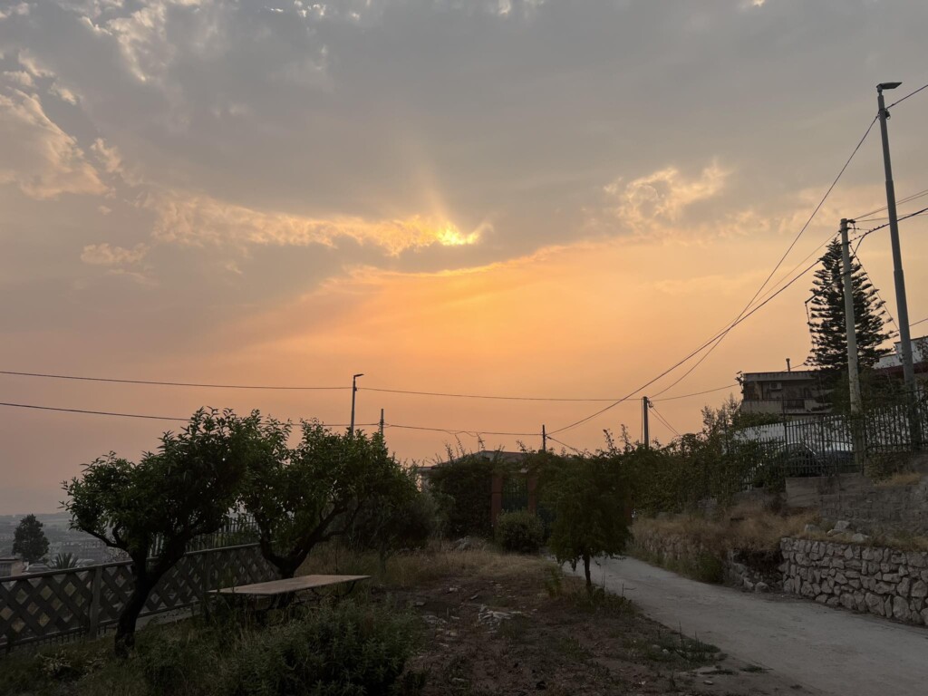 reggio calabria caldo incendi