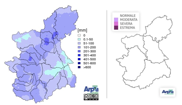 siccità normalità piemonte