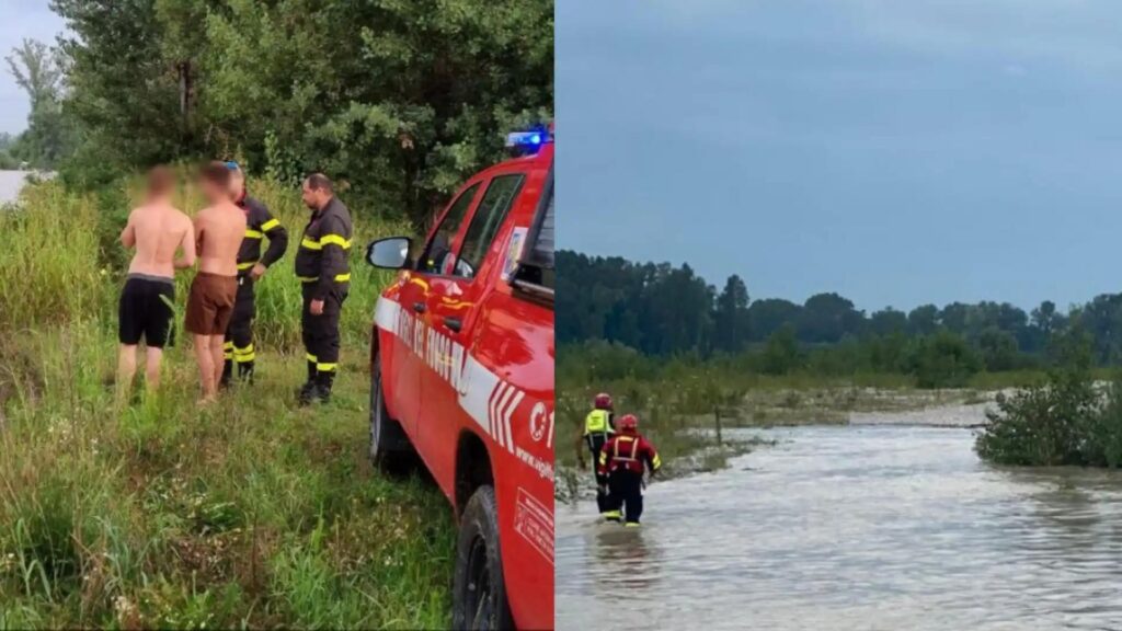 fiume Tagliamento in piena