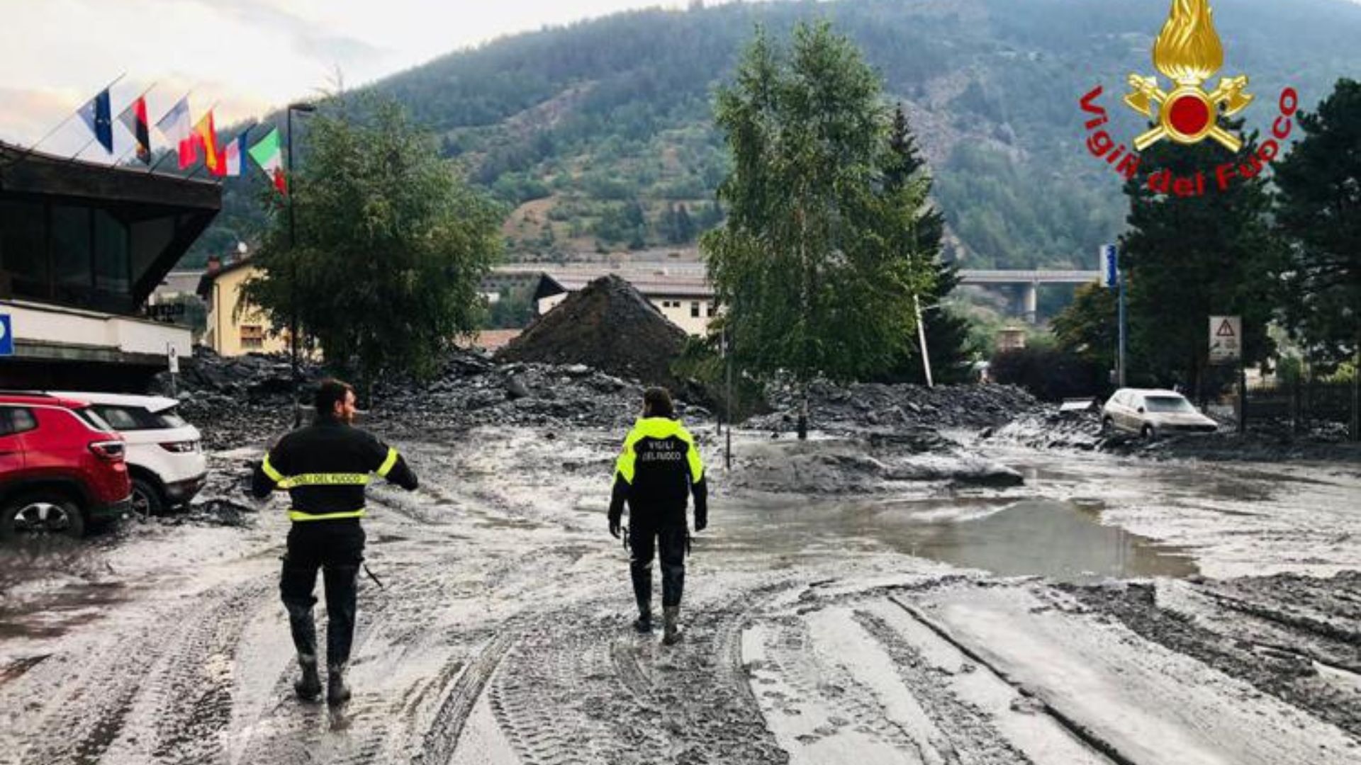 Maltempo a Bardonecchia ferragosto al lavoro per il ritorno alla