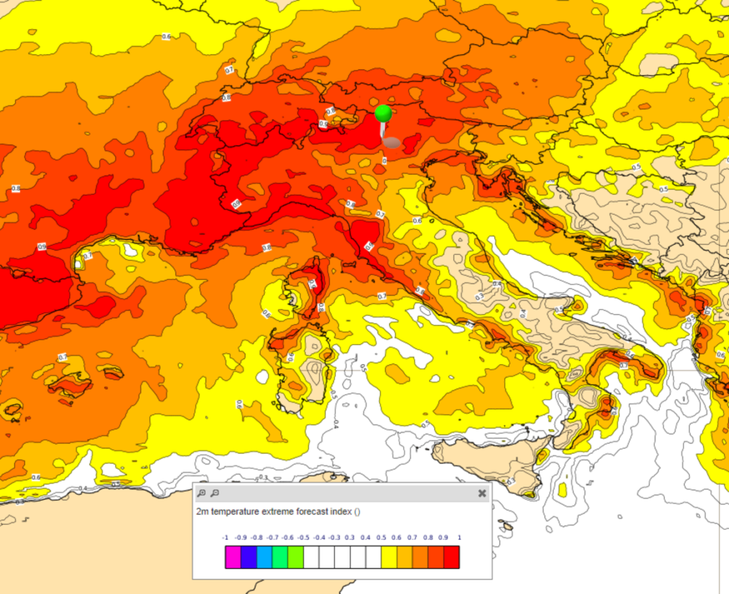 allerta caldo trentino