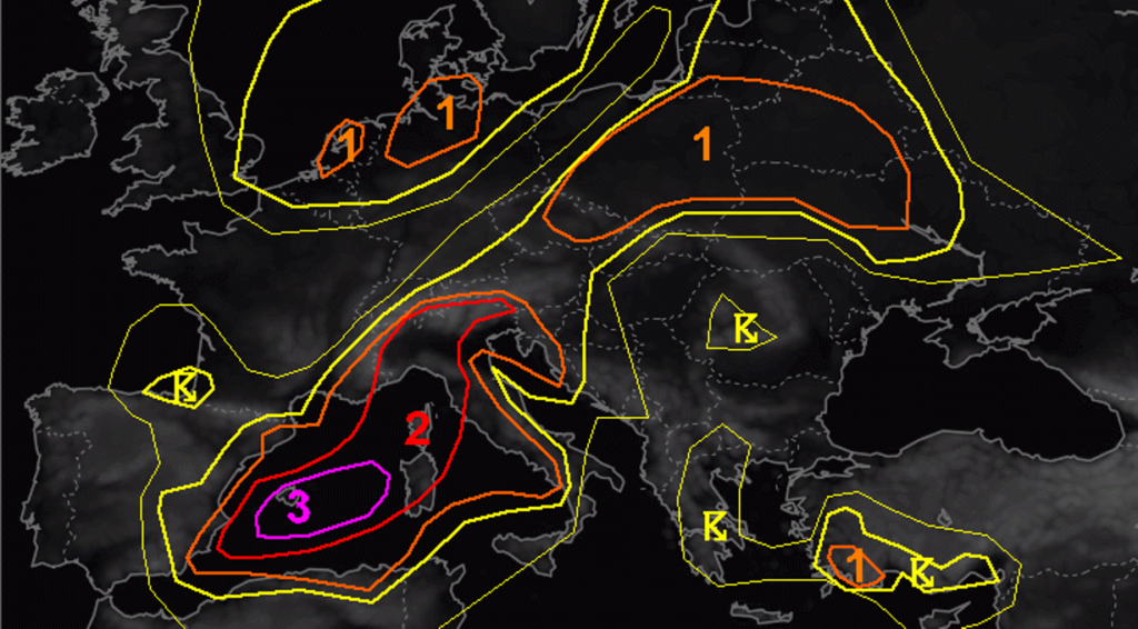 allerta meteo estofex zoom 27 agosto 2023