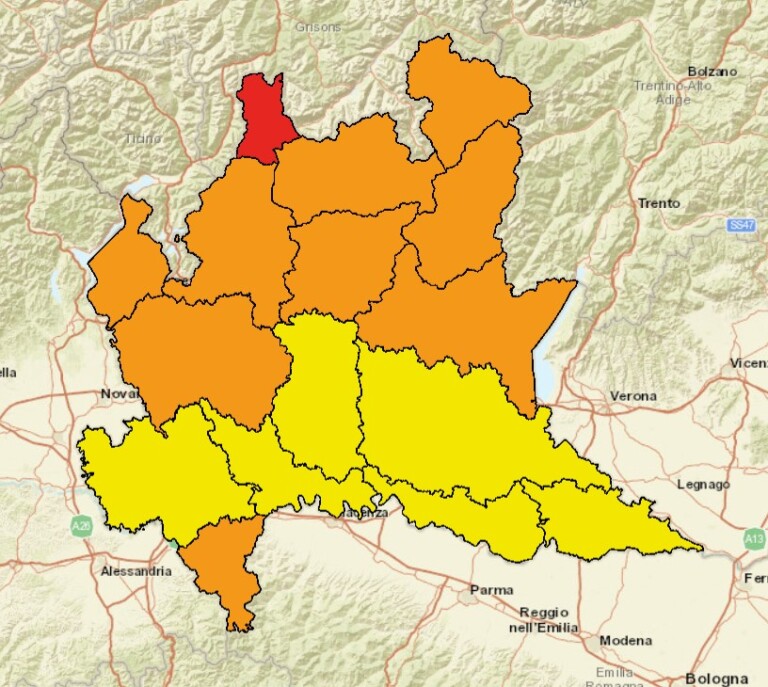 allerta meteo lombardia 28 agosto