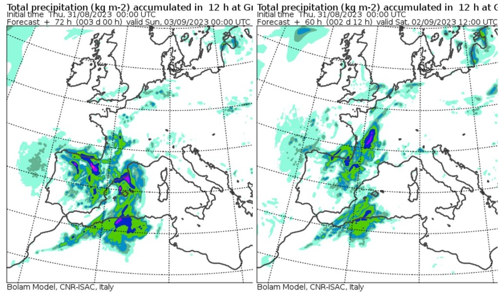 allerta meteo spagna francia algeria 2 settembre