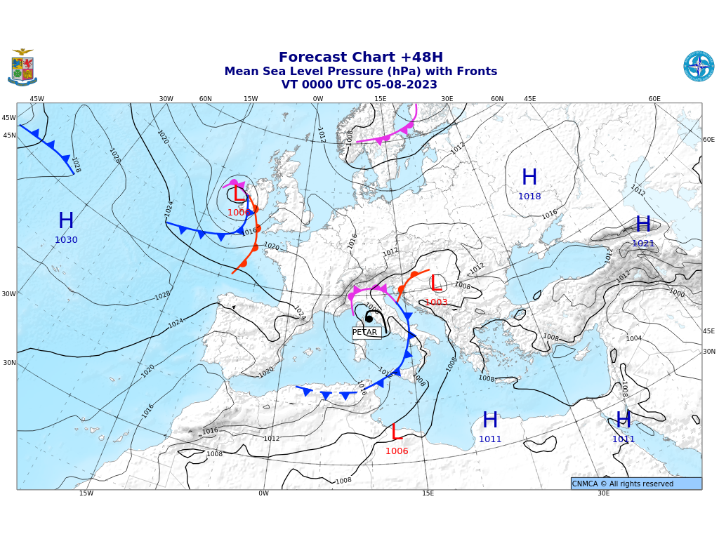 ciclone tempesta petar