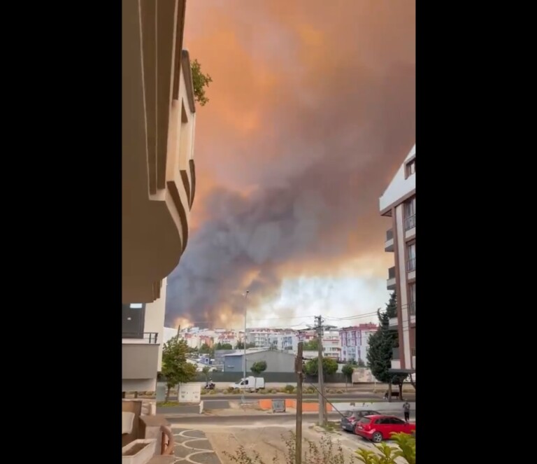 incendio Kayadere turchia