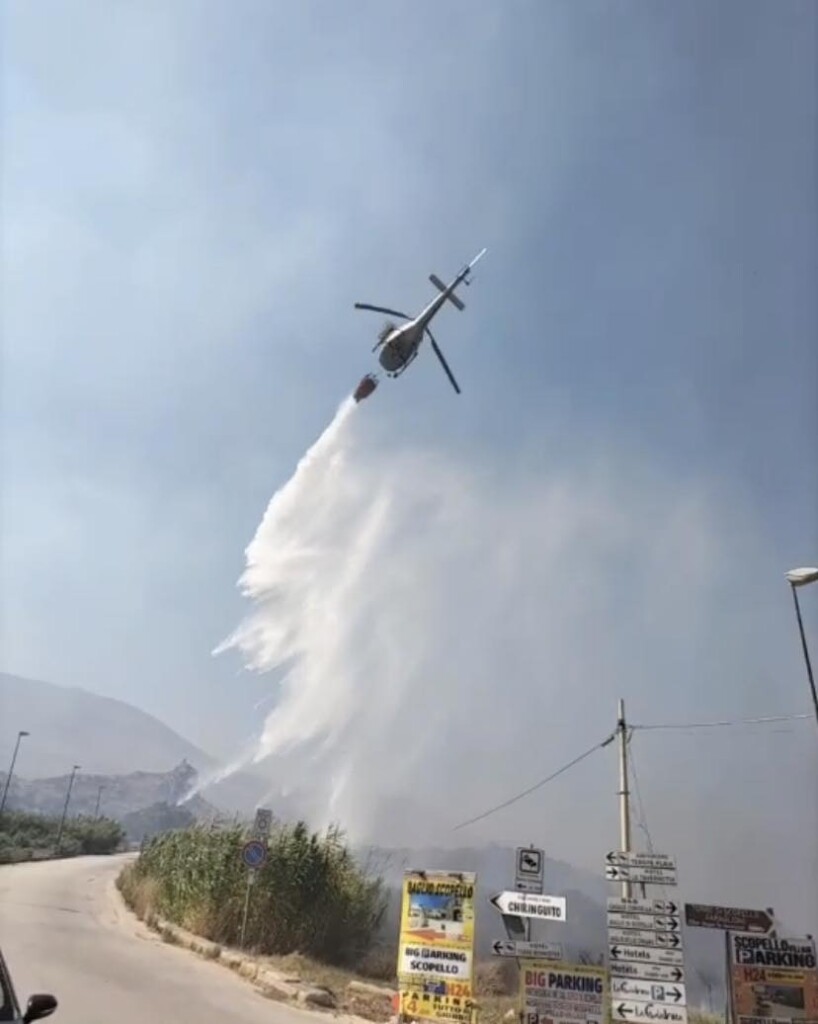 incendio alcamo sicilia