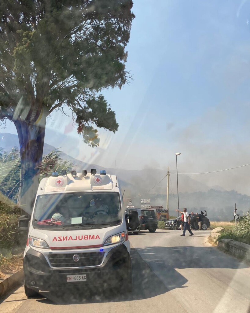 incendio alcamo sicilia