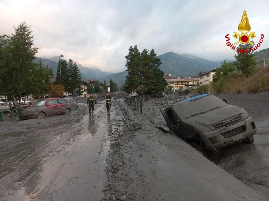 maltempo piemonte fango bardonecchia