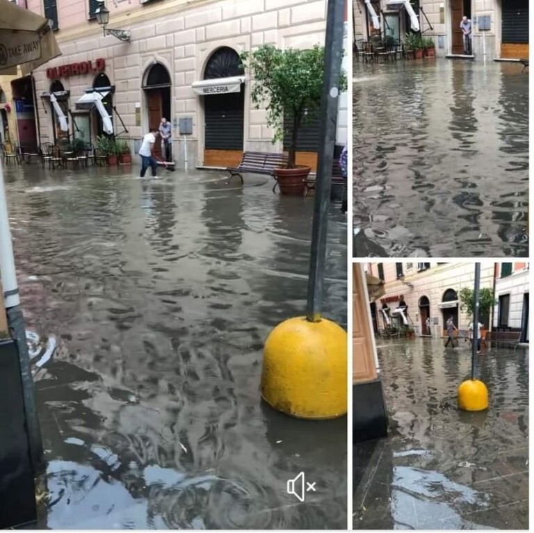 maltempo rapallo liguria