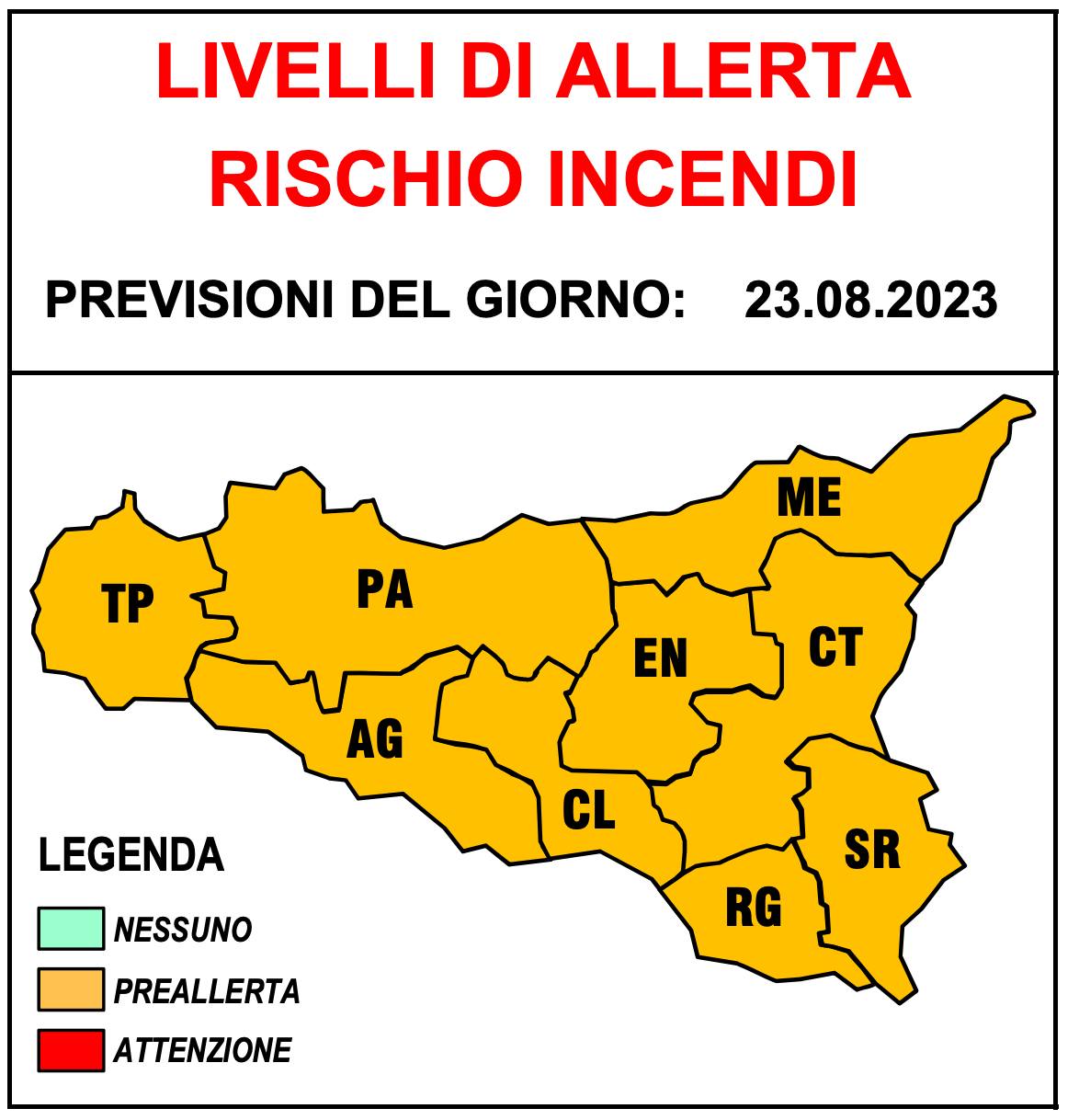 rischio incendi Protezione civile