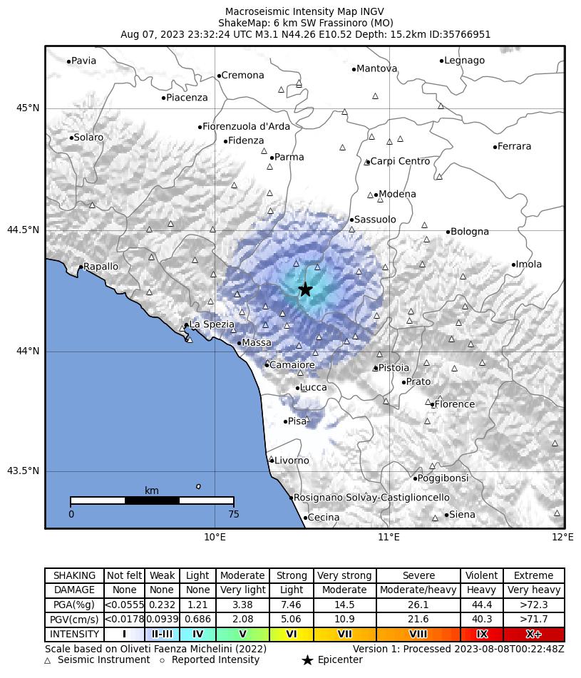 terremoto emilia modena Frassinoro