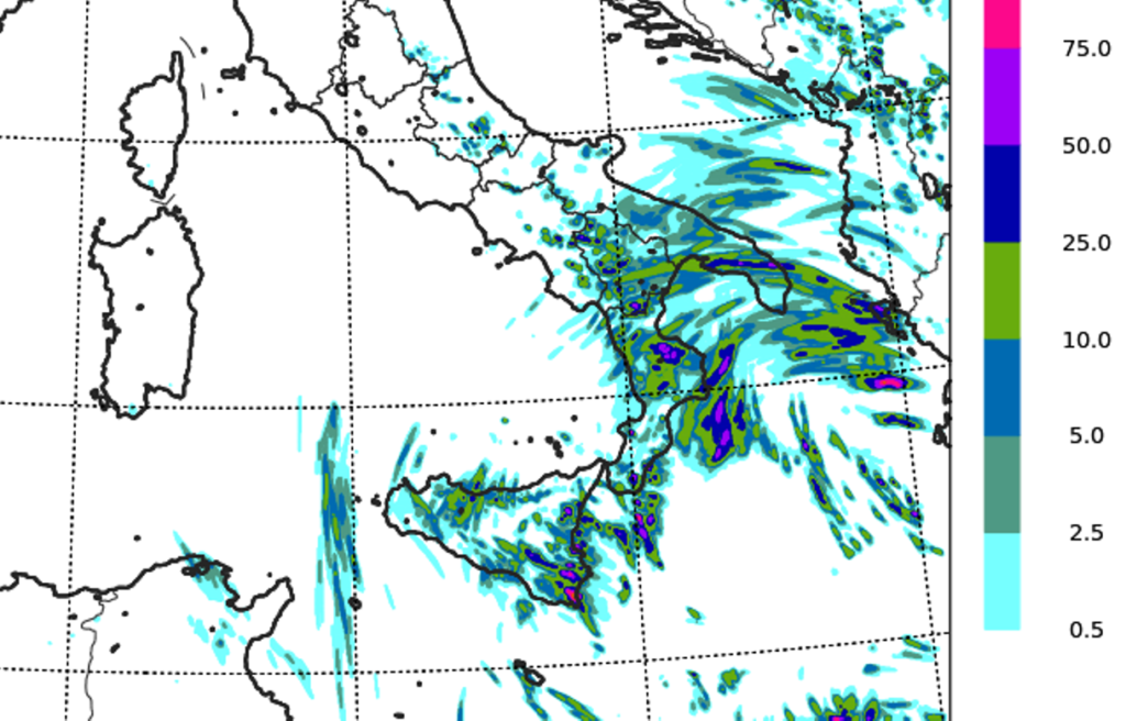 allerta meteo lunedì 25 settembre