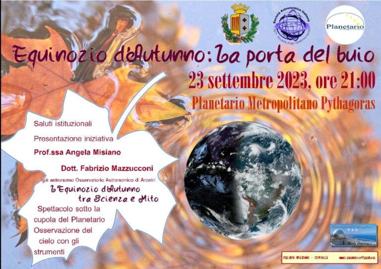 equinozio autunno Planetarium Metropolitano Pythagoras di Reggio Calabria