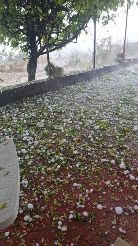 grandine San Biagio Platani sicilia