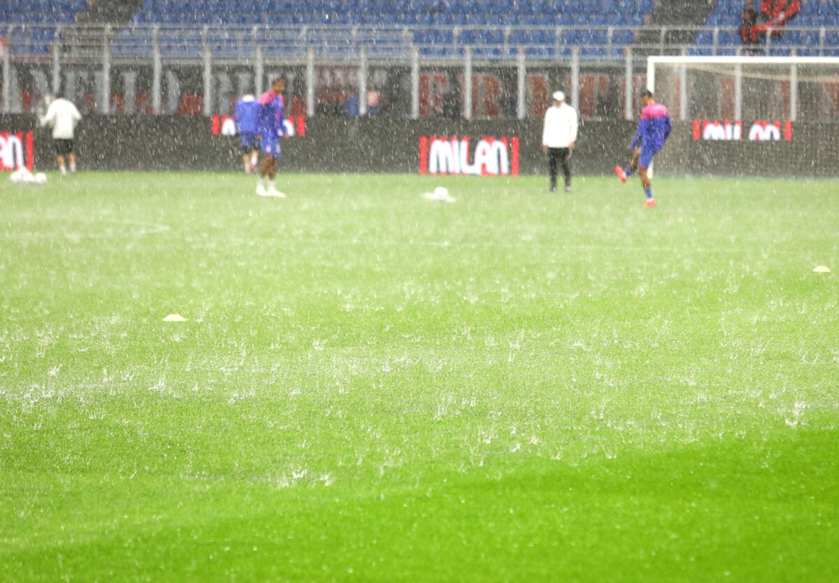 maltempo grandine stadio san siro