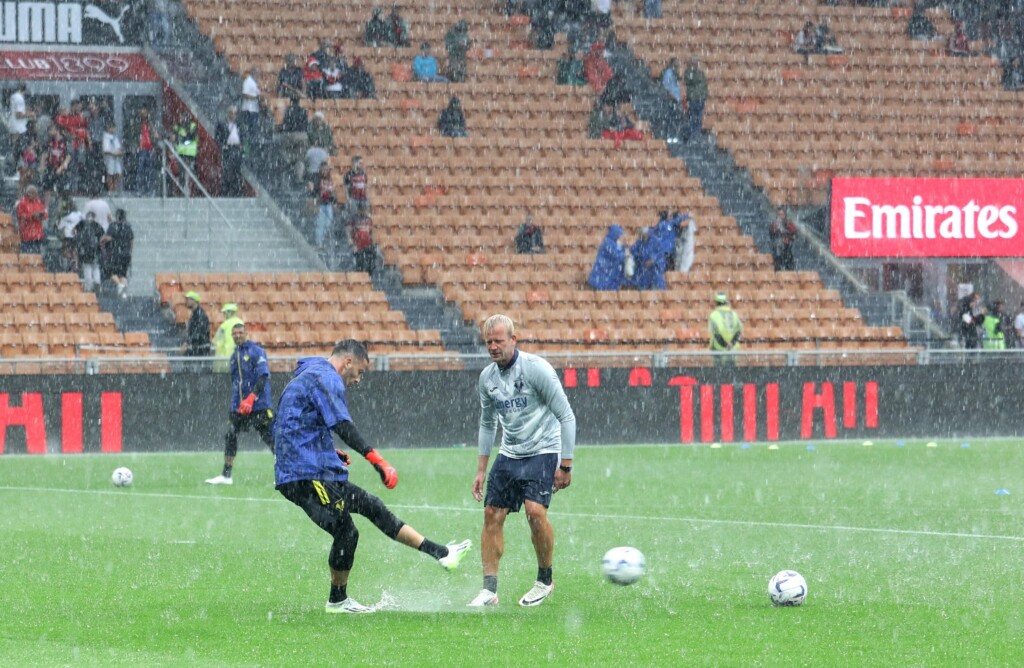 maltempo grandine stadio san siro