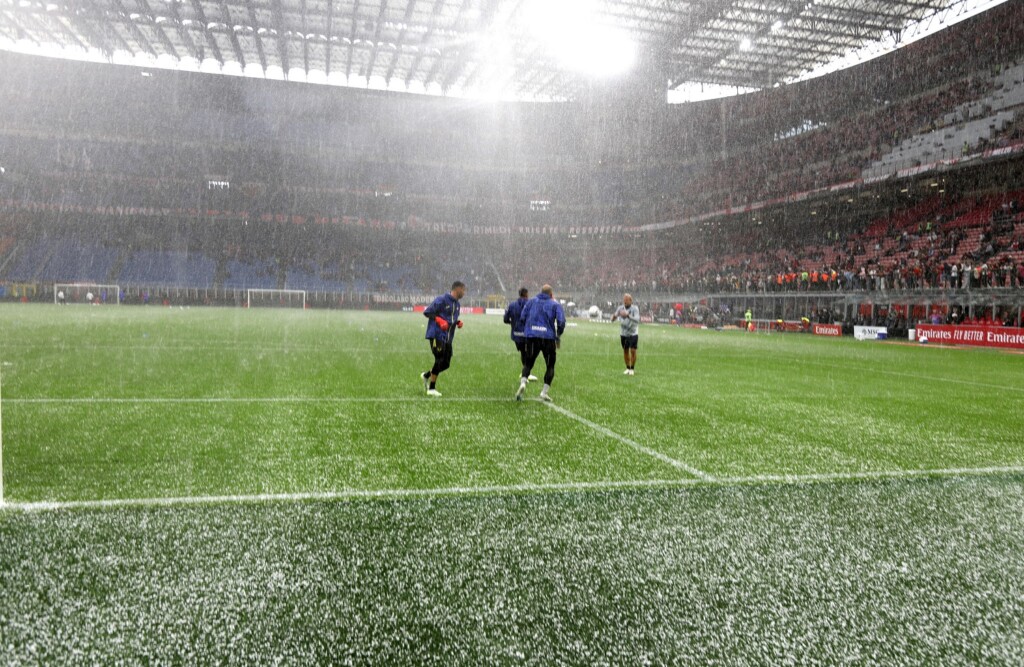 maltempo grandine stadio san siro