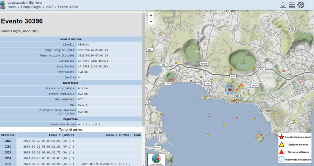 terremoto campi flegrei napoli pozzuoli