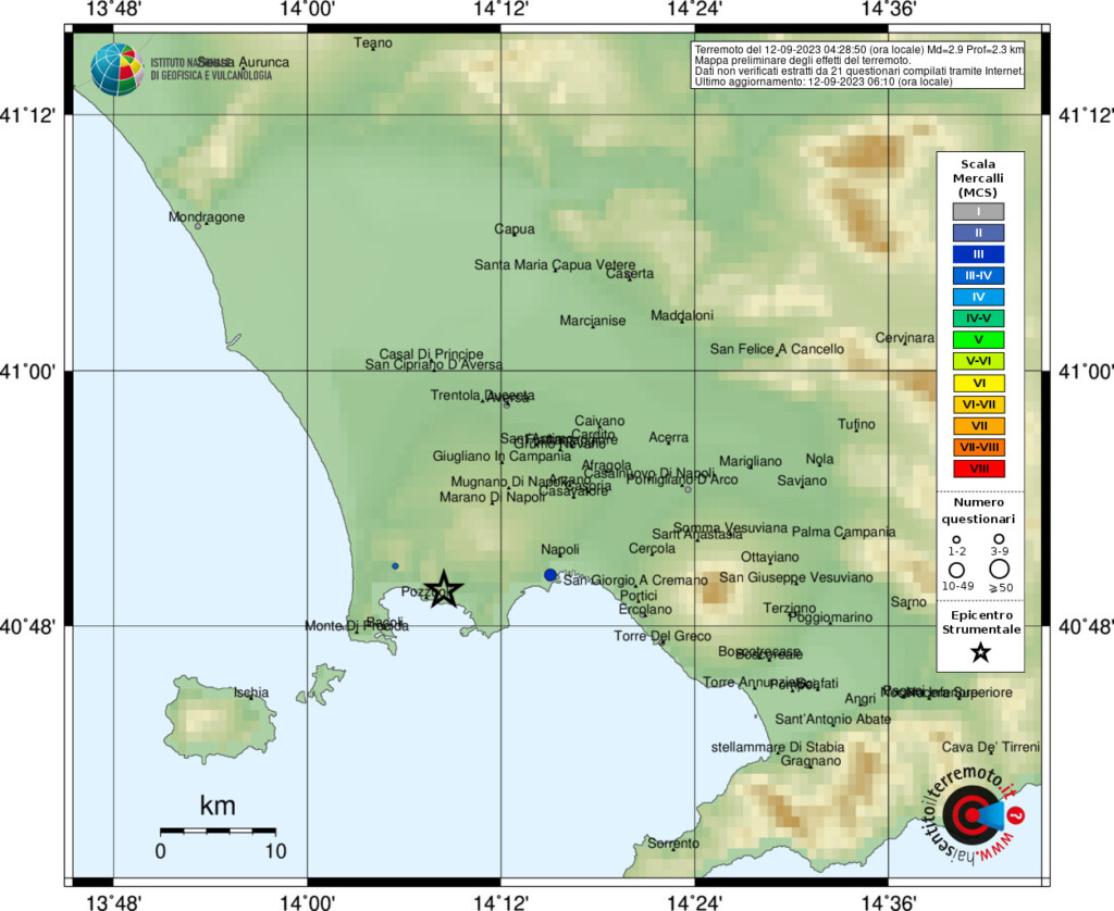 terremoto pozzuoli napoli