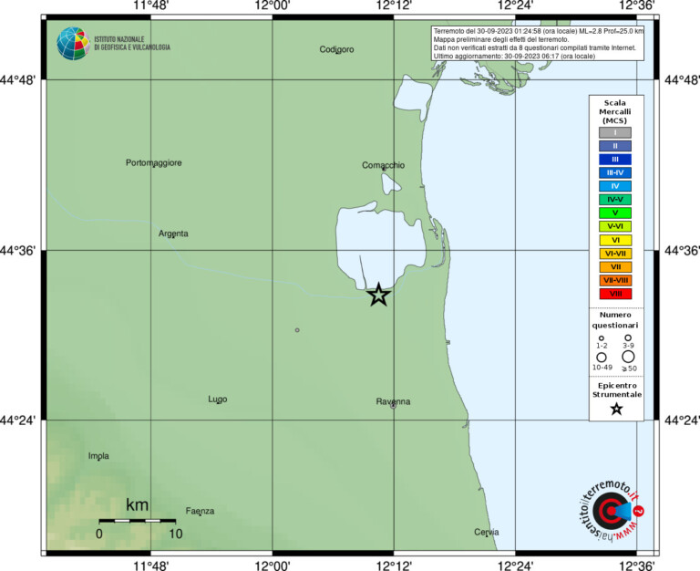 terremoto alfonsine ravenna