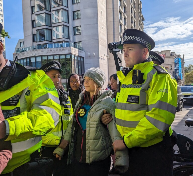 Greta Thunberg arrestata