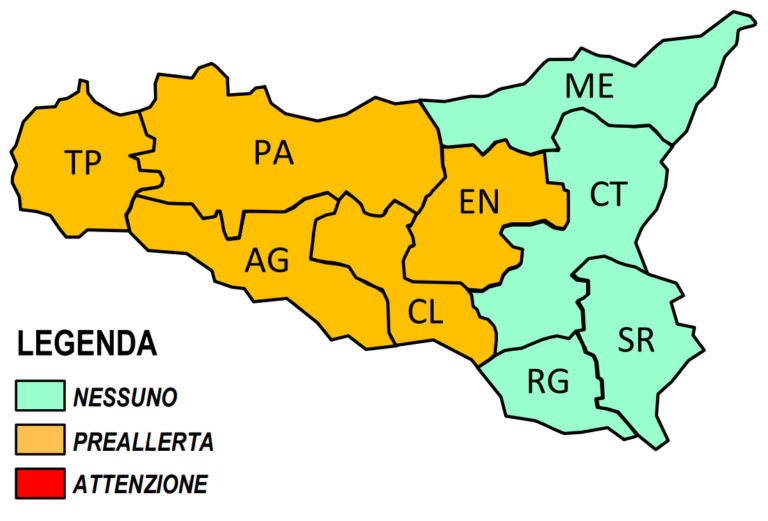 allerta incendi sicilia 23 ottobre