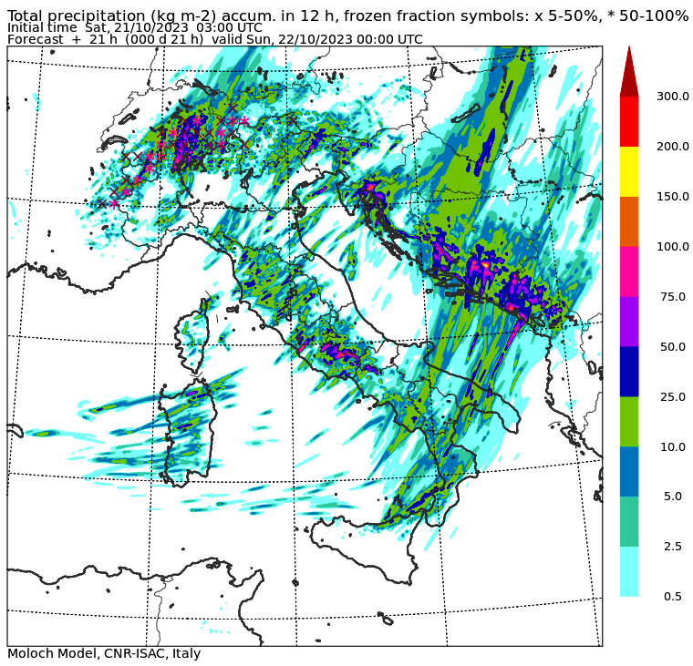 allerta meteo 21 ottobre 2023