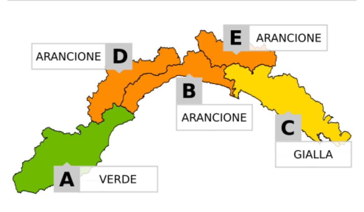 allerta meteo liguria 23 ottobre