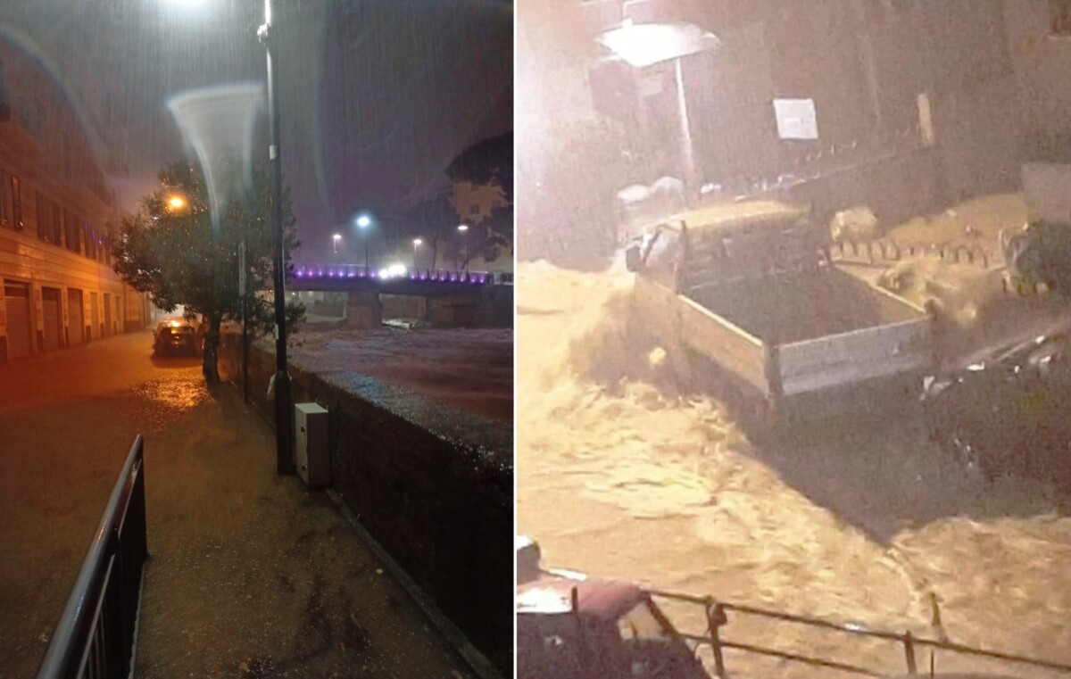 alluvione genova notte