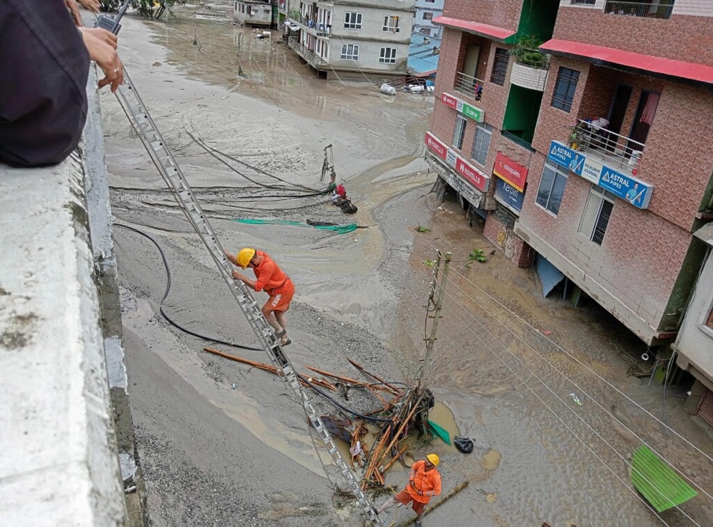 alluvioni india sikkim