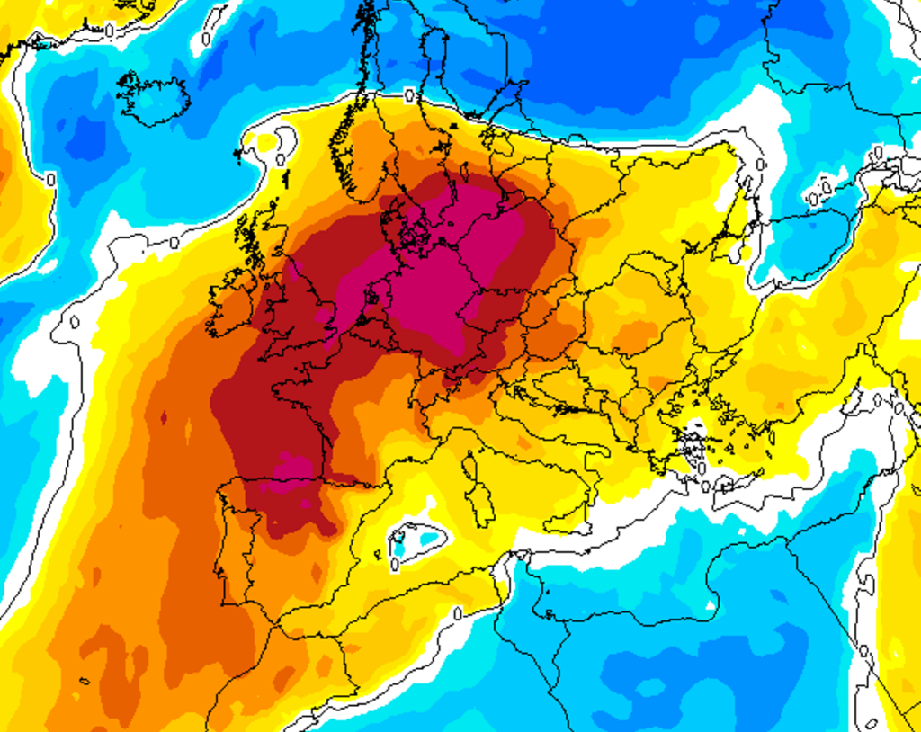 anticiclone europa 8 ottobre 2023