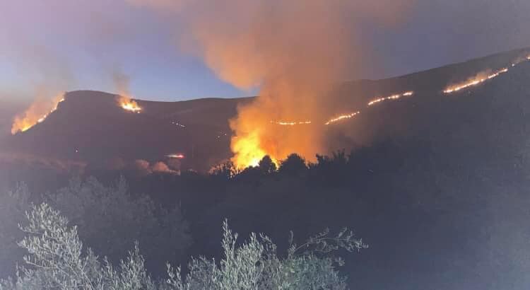 incendio Santo Stefano Quisquina