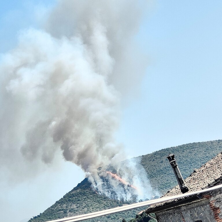 incendio monte radicino